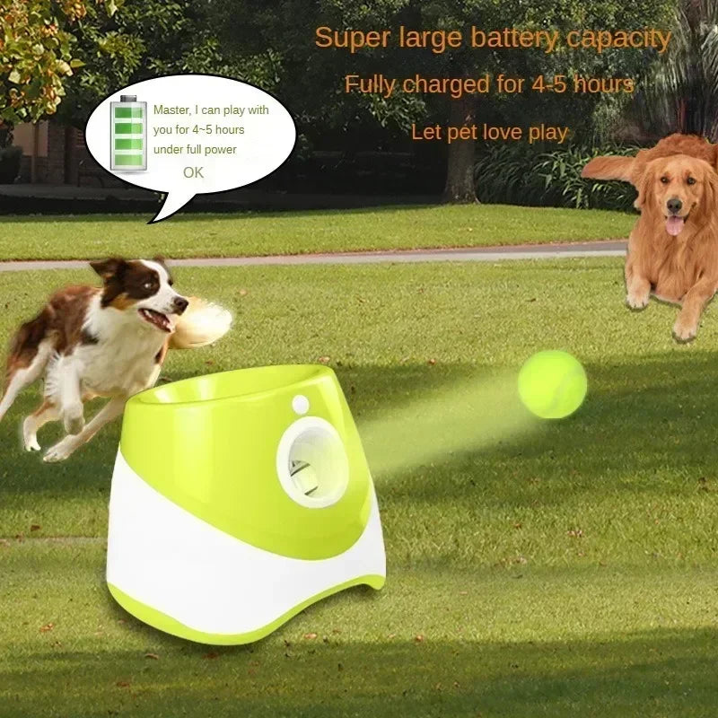 Automatic Dog Ball Launcher – Interactive Fetch Toy for Small & Medium Dogs