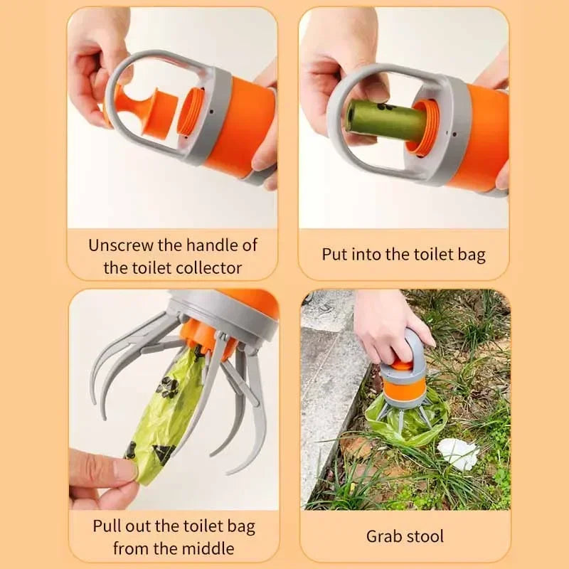 Pet Waste Scoop with Bag Dispenser