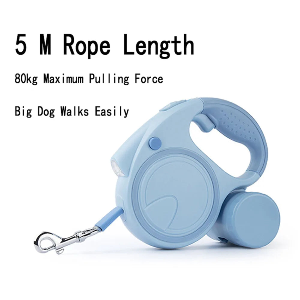 Heavy-Duty Retractable Dog Leash – Ultimate Control & Comfort for Every Walk!